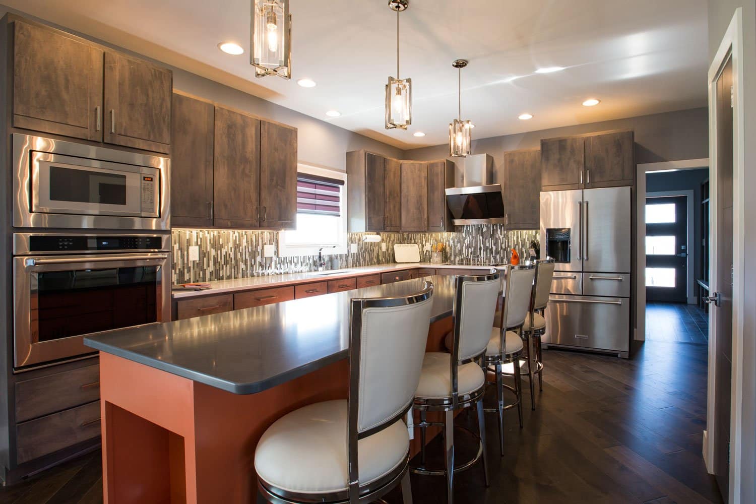 Evansville Parade of Homes 2017 Matt Reinbrecht's Home Kitchen Island